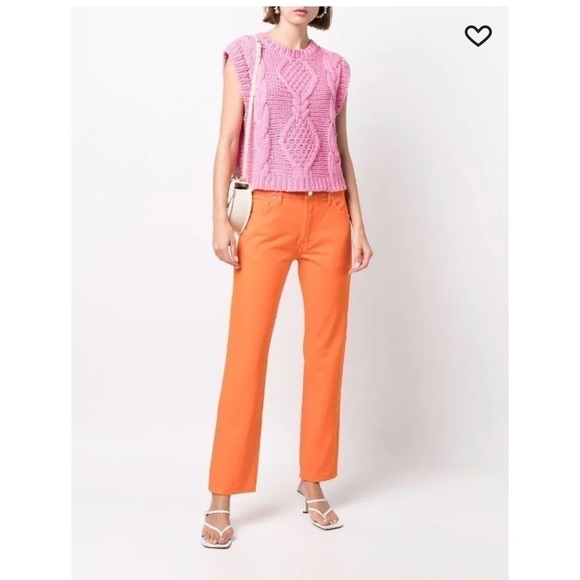 FRAME
Le Slouch High Waist Straight Leg Jeans -
Orange Crush - Picture 1 of 14